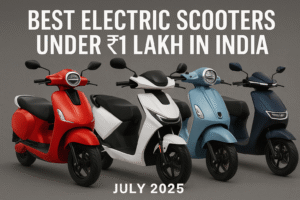 Best Electric Scooters Under ₹1 Lakh in India – July 2025 3 Best Electric Scooter under Rs 1 lakh in india